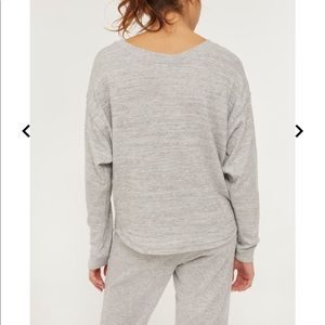 Ardene dolman sleeve pullover sweater. Grey, small